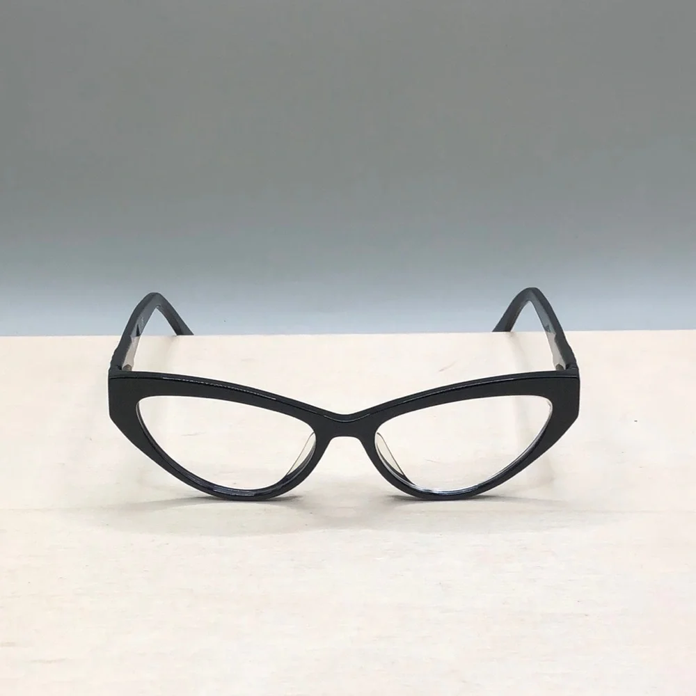 Max Mara MM 1390 G Glasses FRAMES ONLY Cat Eye 55 17 145 Black Full Rim